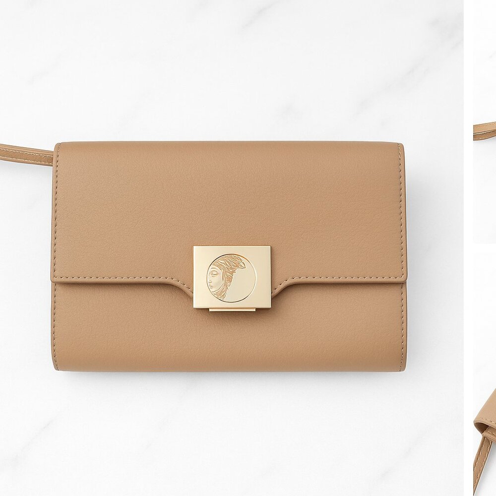 Title: Authentic Versace Collection Leather Clutc… - image 1